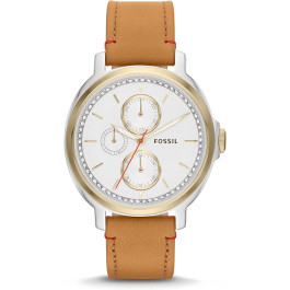 Horlogeband Fossil ES3523 Leder Bruin 18mm